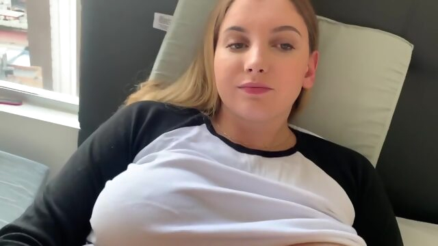 amateur big tits Caught my Big Tit Sister masturbating while watching porn blonde